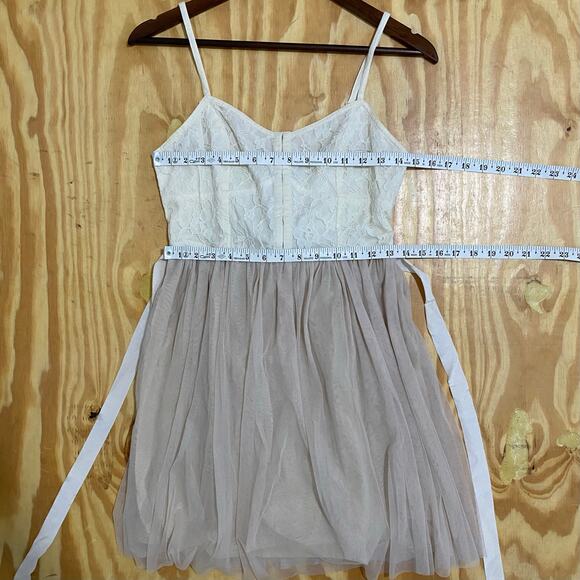 American Eagle Outfitters Dress Womens Size 6 Sleeveless Fit & Flare tulle Mini - Picture 7 of 12